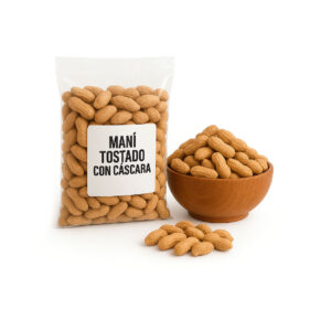Maní Tostado Con Cascara (1 Kg)