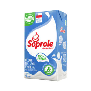 Leche Entera marca Soprole (1 Litro)