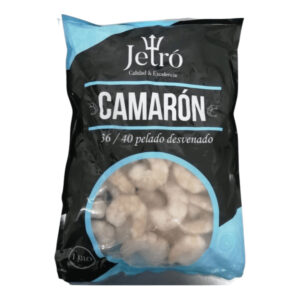 Camaron Crudo Pelado Desvenado 36-40 Jetro (1 Kg)