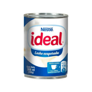 Leche Evaporada marca Ideal (390 grs)