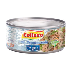 Atún Desmenuzado al Agua marca Coliseo (160 grs)